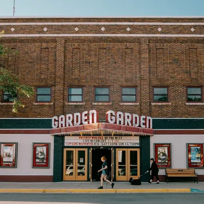 The Garden Theatre in Frankfort, Michigan